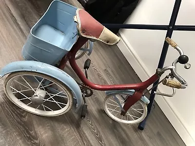 Childs Raleigh Tricycle | Metal 1950s Classic Vintage Model Trike • £150