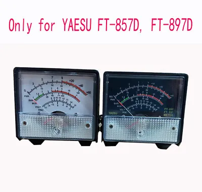 External S Meter/SWR/Power Meter For Yaesu FT-857/FT-897 White Black Available • $30.40