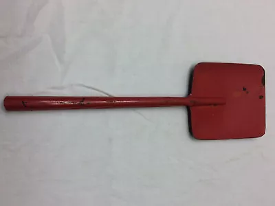 Vintage Tin Litho Shovel Toy Red Blue Childs 11  Tool Set Gardening  • $29.95