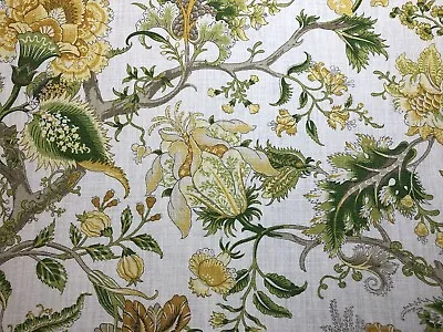 Tree Of Life Designer Fabric The Design Archives 3.3 Metres 100% Linen • £78.99
