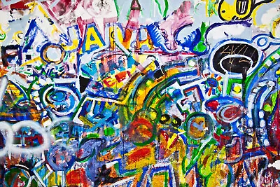 £74.90 • Buy Photo Wall Mural-GRAFFITI-(2528J)-NON WOVEN-Wallpaper-Street Art Painting XXL
