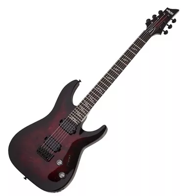 Schecter Omen Elite-6 Electric Guitar - Black Cherry Burst Fact 2nd • $545.14