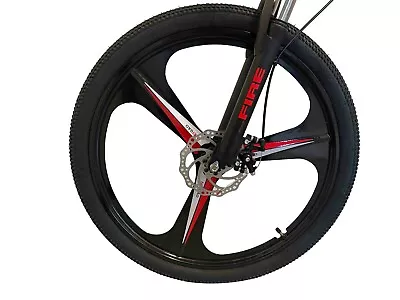 26   Front & Rear 3 6 10 Spoke Wheelset Magnesium Wheel Set Hubs Rims Tire Disc • $149