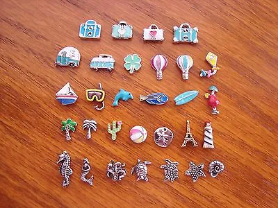 Authentic Origami Owl   Your Choice  Of Charms-Vacation & Ocean (#5) + A • $3.65