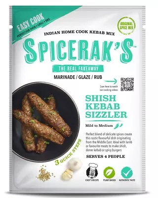 SHISH KEBAB SIZZLER!  2 SACHETS X 100% AUTHENTIC KEBAB DONER MIX KIT £7.99 • £7.99