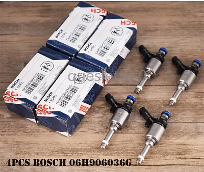 4X 06H906036G Fuel Injectors Bosch For Audi A4 TT VW Jetta Golf CCTA 2.0T NEW • $119.99