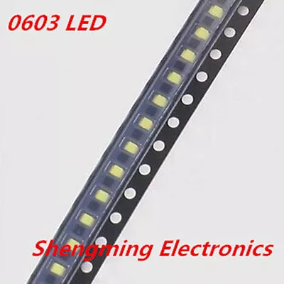 1000pcs 0603 Green LED Lamp Beads  SMD LED • $4.50