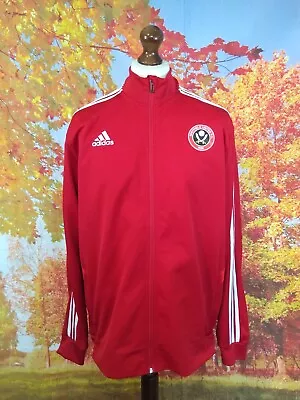 Sheffield United Football Club Adidas Tracksuit Jacket. UK Men's Size Large • £30