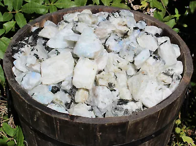 500 Carat Lot Natural Rough Rainbow Moonstone Crystals (Raw Stone 100 Grams) • $7.15