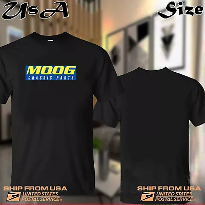 MOOG CHASSIS PARTS Logo Tee Shirt Heavy Cotton T Men’s T Shirt SZ S - 3XL • $25