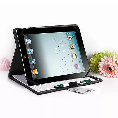 9.7” For IPad 2 3 4 Tablet PC Case Cover PU Leather Holder Folding Stander Memo • $10.89