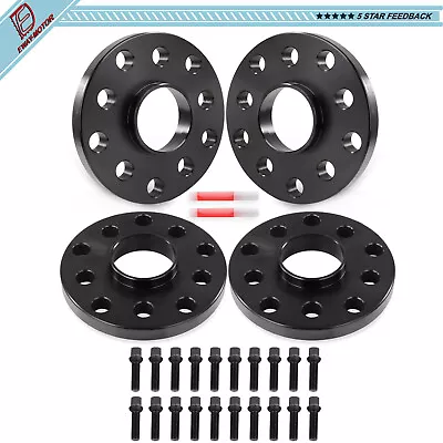 (4) 15mm 5X100 & 5x112 Hubcentric Wheel Spacers 14x1.5 For Volkswagen Beetle S4 • $59.92