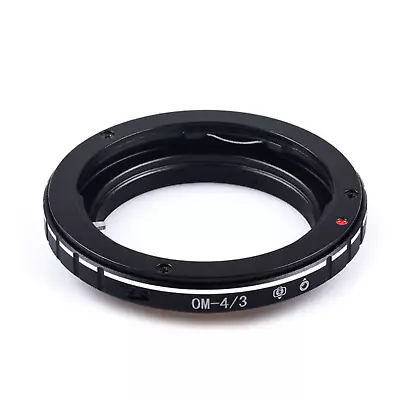 OM Lens To 4/3 Camera Mount Adapter Ring Four Thirds E-620 E600 E450 E-520 E5 G • $16.49