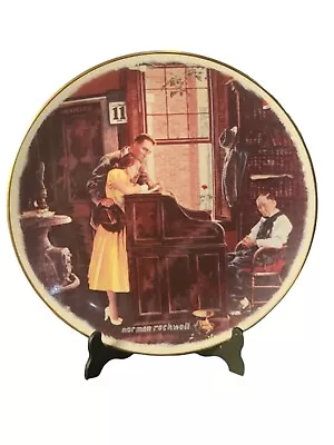 Norman Rockwell's  The Marriage License  Plate By Gorham 10 3/4  • $15.99