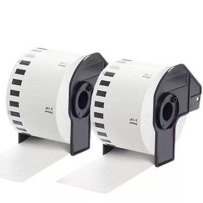 2x Compatible Label Roll Non-Adhesive For Brother DK-N55224 QL570 54mm X 30.48m • $26.96