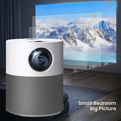 Portable Mini Projector 3D HD LED Home Theater Cinema 1080p AV USB HDMI • £133.99