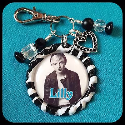 Personalized R5 ROSS LYNCH Bottle Cap Name Necklace Jewelry Zipper Pull Pendant • $6.95