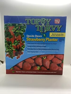 Topsy Turvy~Upside Down Strawberry Planter~15 Quarts Vertical Hanging Garden 1 • $18.99