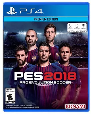 Pro Evolution Soccer 2018 - PlayStation 4 Stand (Sony Playstation 4) (US IMPORT) • $101.08