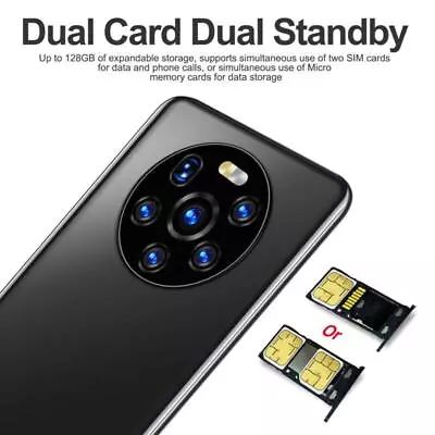 5.45in Mate40 4.4.2 Smartphone Dual Core Dual Sim Card Mobile Phone • $54.59
