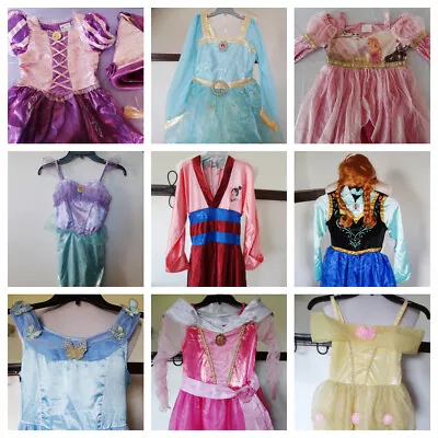 Disney Store Princess M 7/8 Dress SNOW WHITE ELSA BELLE CINDERELLA MULAN • $25.50