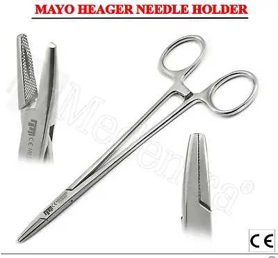 Pet Dog Groomer Grooming Ear Hair Puller Remover Locking Forceps Veterinary Mayo • £5.46