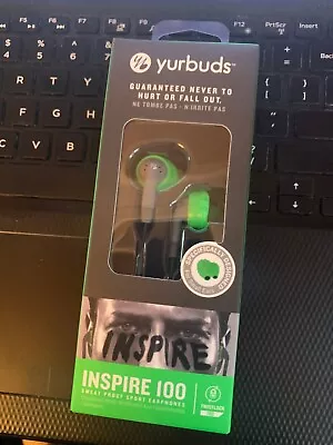 Yurbuds Inspire Sport Earphones Twistlock Technology Sweat Proof For Small Ears • $64.99