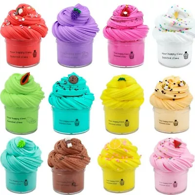 $10.99 • Buy Fruit Slime Mud Kit Soft Non-Sticky Cloud Slime Scented Toys Kid Plasticine