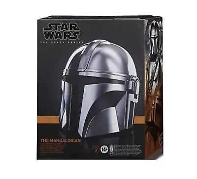 Star Wars Hasbro The Black Series Mandalorian Electronic Helmet Brand New Unit • $139.99