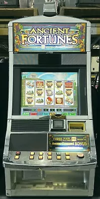 WMS Bluebird 1 (BB1) Video Slot Machine  ANCIENT FORTUNES  • $1450