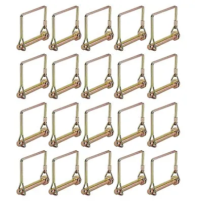 20 PCS Wire Lock Pin Shaft Locking Pin Square Safety Coupler Pin 5/16  X 2-1/4  • $20.99