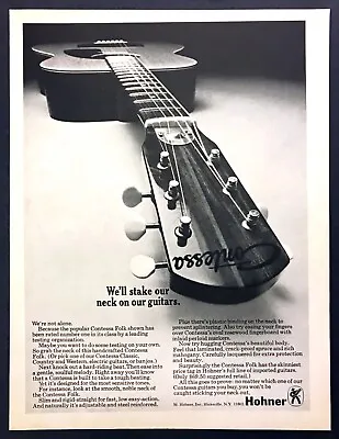 1969 Hohner Contessa Folk Classic Guitar Photo #1 In Its Class Vintage Print Ad • $7.99