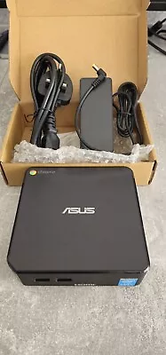 ASUS ChromeBox CN62 I7 Mini PC Chrome OS With PSU 4GB RAM 16GB SSD • £75