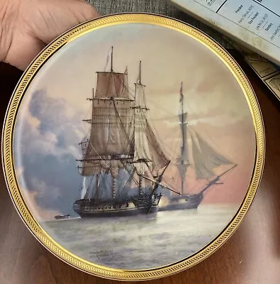Franklin Mint Plate La Belle Poule Great Ships Golden Age Of Sail Derek Gardner • $19.95