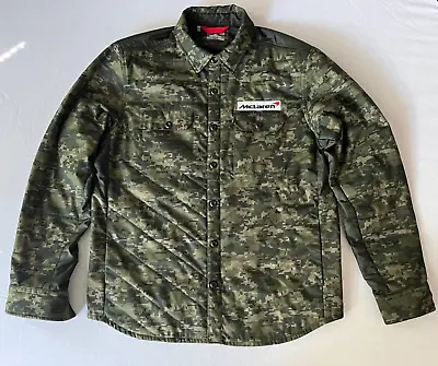 Under Armour Mclaren F1 Men's Sz L Loose Race Team Camo Jacket Coat Cold Gear  • $99.95