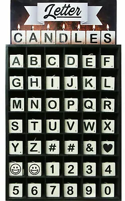 Letter Candles Make Your Own Word Message Alphabet Number Personalised Sign Gift • £1.75