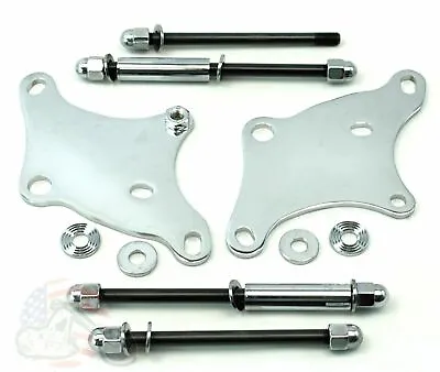 Chrome Lower Motor Mount Kit With Bolts Harley Ironhead Sportster 1952-1981 KH • $89.95