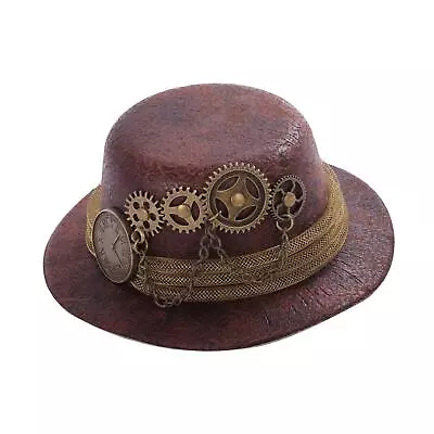 Gothic Woman Mini Steampunk Top Hat Cosplay Costume Hat Accessories Elegant • $7.96