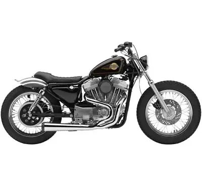Cobra USA 6471 Chrome 4  El Diablo 2-Into-1 Exhaust 86-03 Harley Sportster XL • $564.26