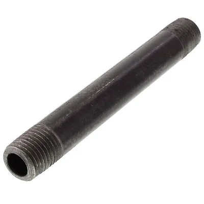 $8.99 • Buy 2  BLACK STEEL 12   LONG  NIPPLE Fitting Pipe Npt 2 X 12 Malleable Iron