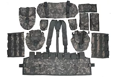 12 PC US Army Rifleman Set Tactical Assault Panel ACU UCP Camo Molle Pouch TAP • $64.95