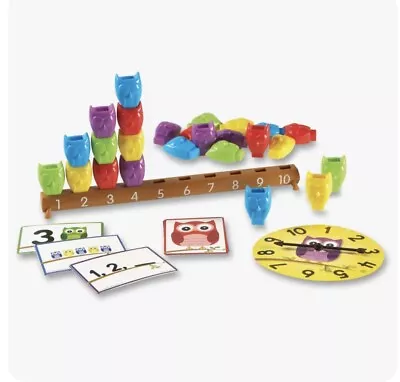 Learning Resources Math Counting Owl Set 1-10 Ages 3+ Toddler Fun Activities • $16.25