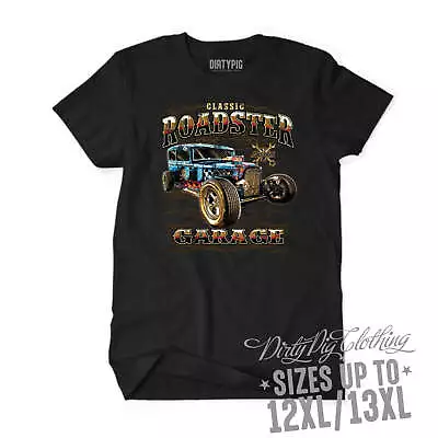 Roadster Garage Big Mens Shirt Big Mens Sizes Sizes Up To 12XL/13XL! • $39.95