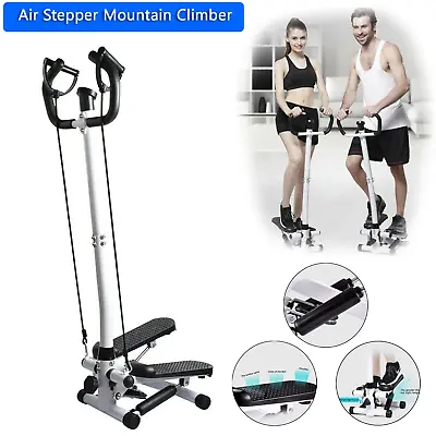 Mini Stepper Exercise Machine Stair Portable Fitness W/Resistance Bands & Mat • $39.98