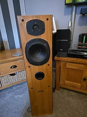 TANNOY Tall Mercury M3 Floor Standing Speakers Cherry • £39.87