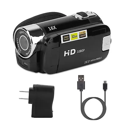 $30.05 • Buy Video Camera Camcorder YouTube Vlogging Camera HD 1080P Digital Camera Recorder