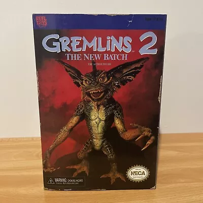 THE GREMLINS 2 The New Batch Mohawk W Gun NECA Reel Action Figure Toy BOXED • $105