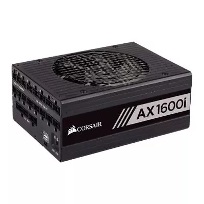 Corsair 1600W Axi Series Ax1600i Digital Psu Fluid Dynamic Fan Fully Modula • £513.15