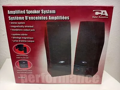 Cyber Acoustics Ca-2014 Amplified Speaker System Computer • $14.99