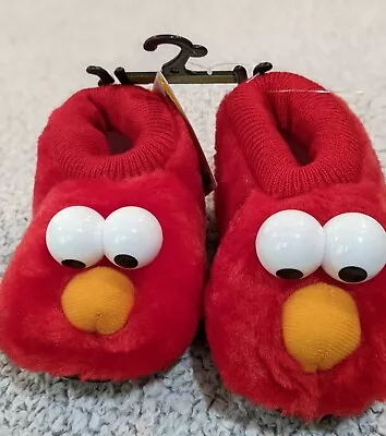 Sesame Street Elmo - Slippers- Padded- New With Tags- Size L Kids 9-10 -  NEW  • $11